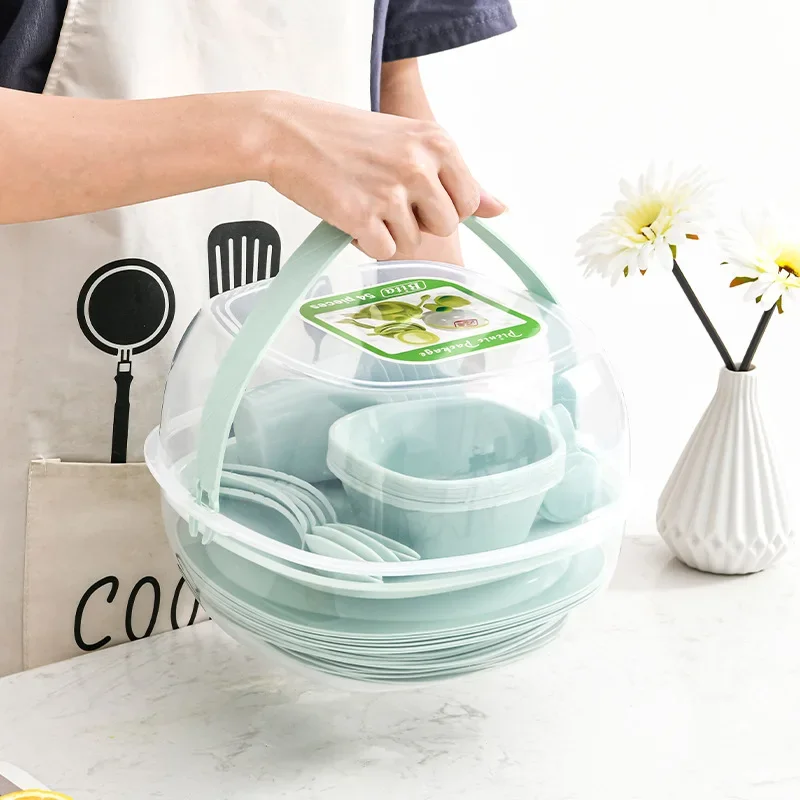 Camping Cooking Dining Set - Conjunto de Utensílios de Mesa de
