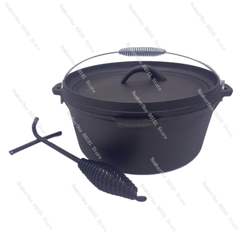 Camp Dutch Oven Cast - Panela de Ferro Fundido Reforçada 25cm