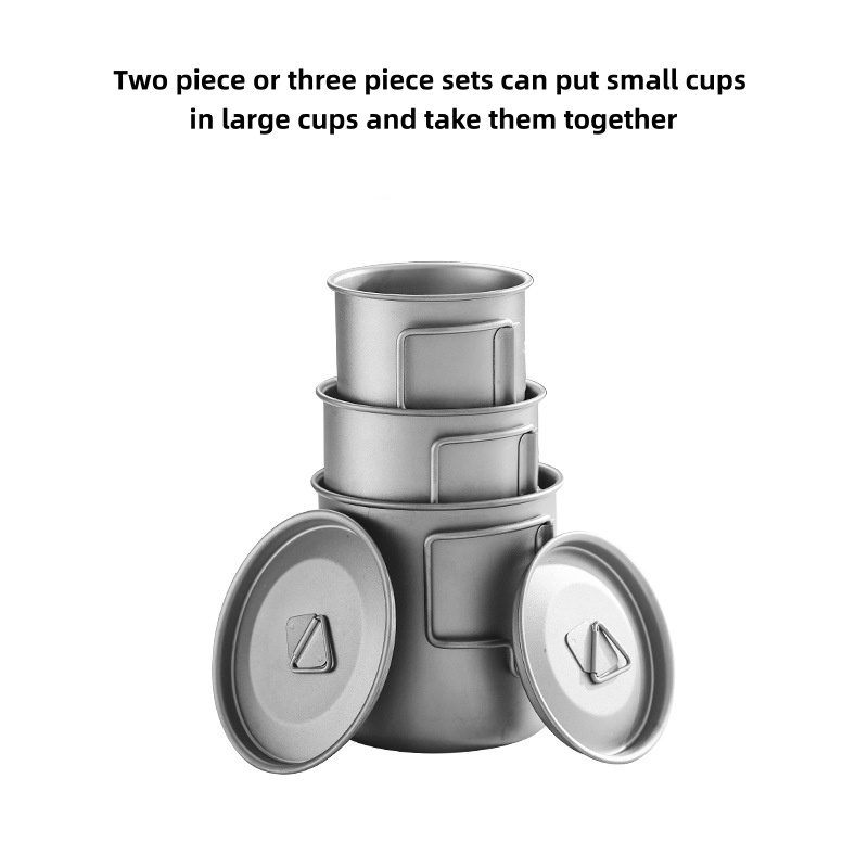 Caneca de Camping em Titânio c - Camping Cooking Organizer avaliação e preço