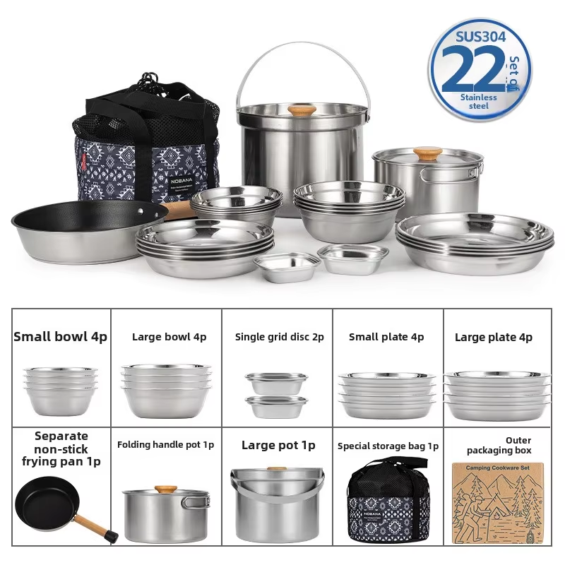 Nobana mais novo conjunto de p - Camping Hiking Cooking avaliação e preço